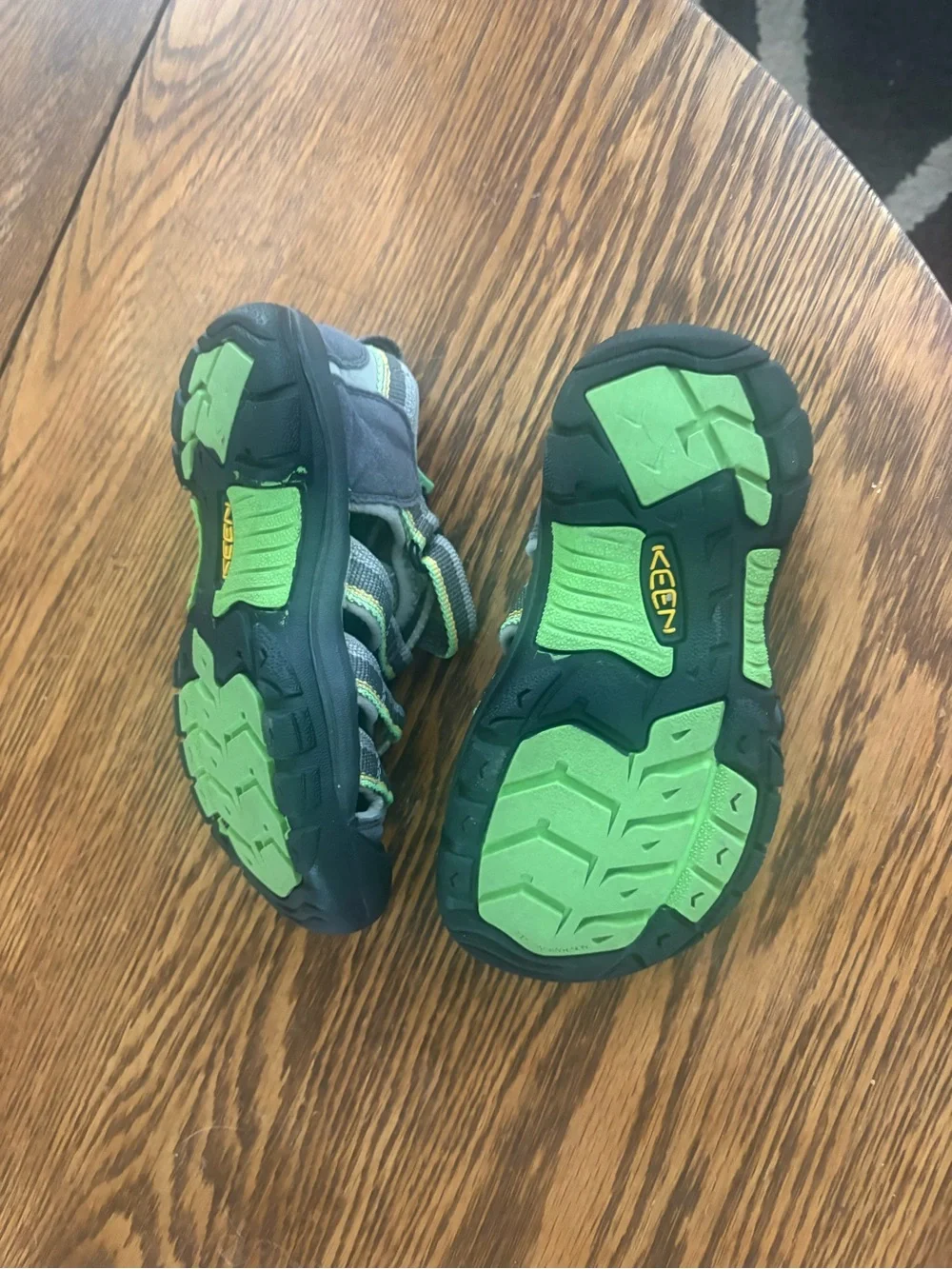 Keen Kids Gray and Lime Waterproof Water Shoes